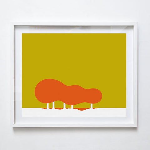 Flame Trees, 2015. Limited Edition Print by Gert Geyer