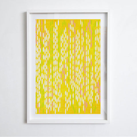 Afloat on Paper (Yellow, Pink, Green), Julika Lackner 2012