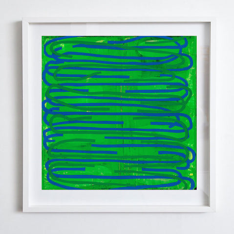 Untitled - Green, 2014. Print by Steve Gibson