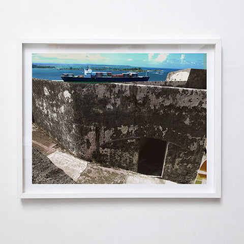 Container Ship, 2015. Print by Suzy Kunz