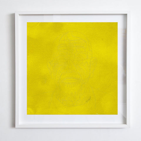 Chuck Close (Yellow), Tony DePew 2014